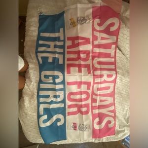 Saturday’s are for the girls flag